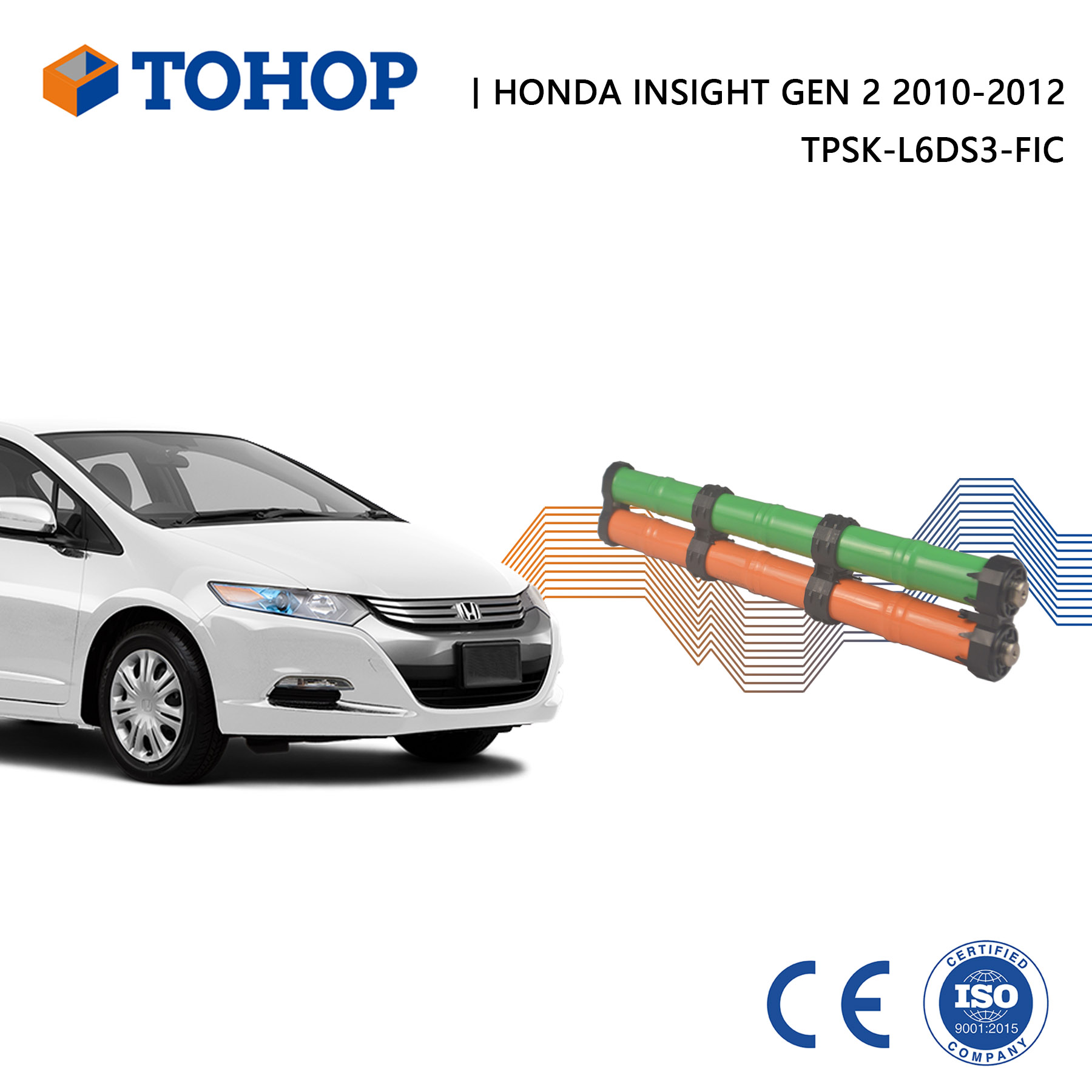 Batteria ibrida personalizzata Gen.2 Insight 2012 per Honda